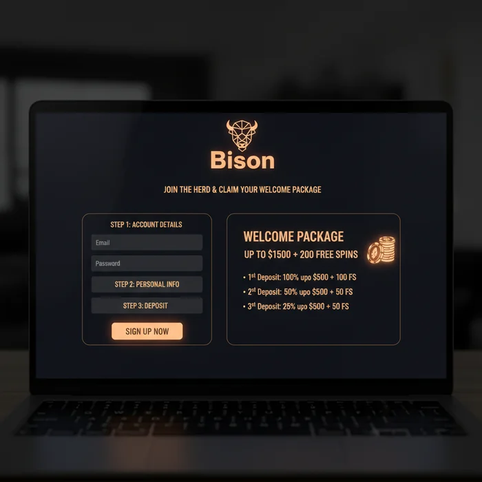 Bison Casino Signup